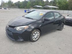 Salvage cars for sale at Savannah, GA auction: 2014 Toyota Corolla L