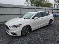 Salvage cars for sale at Gastonia, NC auction: 2017 Ford Fusion Sport