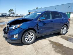 Salvage cars for sale from Copart Woodhaven, MI: 2020 Chevrolet Equinox LT