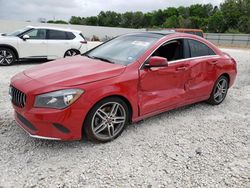 Salvage cars for sale from Copart New Braunfels, TX: 2018 Mercedes-Benz CLA 250