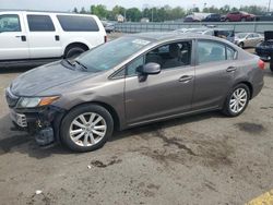 Salvage cars for sale at Pennsburg, PA auction: 2012 Honda Civic EX