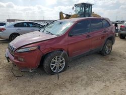Salvage cars for sale from Copart Haslet, TX: 2014 Jeep Cherokee Sport