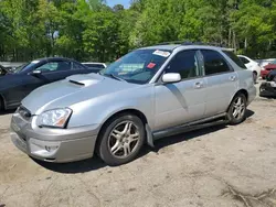 Salvage cars for sale at Austell, GA auction: 2004 Subaru Impreza WRX