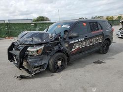 Salvage vehicles for parts for sale at auction: 2019 Ford Explorer Police Interceptor