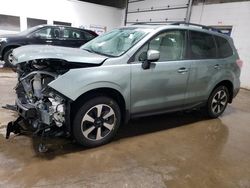 Salvage cars for sale from Copart Blaine, MN: 2018 Subaru Forester 2.5I Premium