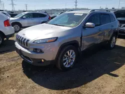 Salvage cars for sale at Elgin, IL auction: 2017 Jeep Cherokee Limited
