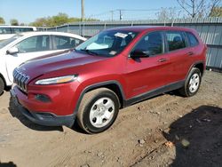 Salvage cars for sale from Copart Hillsborough, NJ: 2016 Jeep Cherokee Sport