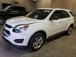 Chevrolet Equinox LS salvage cars for sale: 2016 Chevrolet Equinox LS