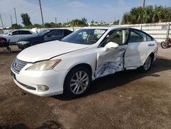 Salvage cars for sale from Copart Miami, FL: 2012 Lexus ES 350