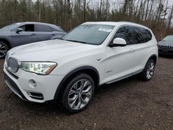 Salvage cars for sale from Copart Ontario Auction, ON: 2016 BMW X3 XDRIVE28D