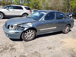 Salvage cars for sale at Austell, GA auction: 2005 Hyundai Sonata GLS