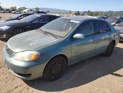 Salvage cars for sale from Copart San Martin, CA: 2006 Toyota Corolla CE