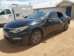 Salvage cars for sale at Andrews, TX auction: 2019 KIA Optima LX