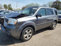 Salvage cars for sale at Moraine, OH auction: 2013 Honda Pilot Exln