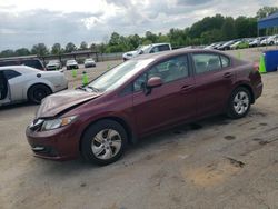 Honda salvage cars for sale: 2013 Honda Civic LX