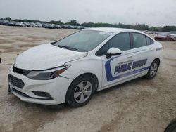 Salvage cars for sale at San Antonio, TX auction: 2017 Chevrolet Cruze LS