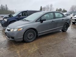 Salvage cars for sale from Copart Ontario Auction, ON: 2010 Honda Civic DX-G