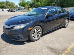 Honda salvage cars for sale: 2016 Honda Civic EX