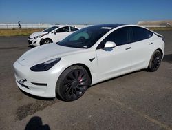 Salvage cars for sale at Sacramento, CA auction: 2021 Tesla Model 3