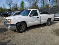 Chevrolet Silverado c1500 salvage cars for sale: 2005 Chevrolet Silverado C1500