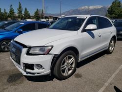 Salvage cars for sale from Copart Rancho Cucamonga, CA: 2013 Audi Q5 Premium Plus