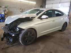 Salvage cars for sale at Angola, NY auction: 2019 Hyundai Elantra SE