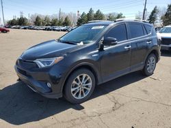 Salvage cars for sale from Copart Denver, CO: 2018 Toyota Rav4 HV Limited