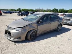 Salvage cars for sale at San Antonio, TX auction: 2017 Toyota Corolla L