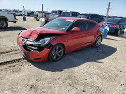 Salvage cars for sale at Amarillo, TX auction: 2015 Hyundai Veloster