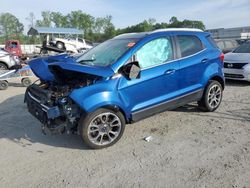 Salvage cars for sale at Spartanburg, SC auction: 2020 Ford Ecosport Titanium