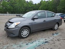 Salvage cars for sale at Austell, GA auction: 2016 Nissan Versa S