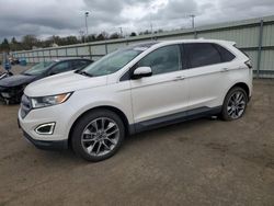 Salvage cars for sale at Pennsburg, PA auction: 2016 Ford Edge Titanium