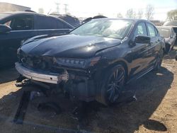 Salvage cars for sale at Elgin, IL auction: 2019 Acura TLX Technology