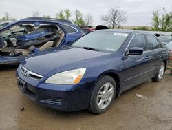 Salvage cars for sale at Bridgeton, MO auction: 2007 Honda Accord EX