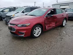 Chevrolet salvage cars for sale: 2017 Chevrolet Malibu LT