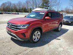 Salvage cars for sale at North Billerica, MA auction: 2021 Volkswagen Atlas SE