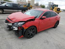 Salvage cars for sale at New Orleans, LA auction: 2019 Honda Civic Sport