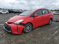 Vehiculos salvage en venta de Copart Sacramento, CA: 2015 Toyota Prius V