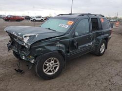 Jeep salvage cars for sale: 2000 Jeep Grand Cherokee Limited