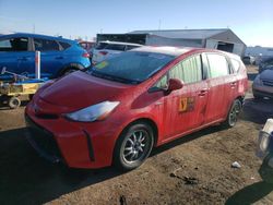 Salvage cars for sale at Brighton, CO auction: 2016 Toyota Prius V