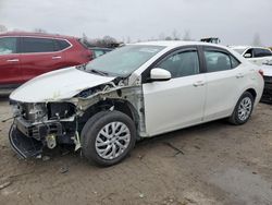 Salvage cars for sale from Copart Duryea, PA: 2017 Toyota Corolla L