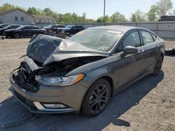 Ford Fusion se Hybrid salvage cars for sale: 2018 Ford Fusion SE Hybrid