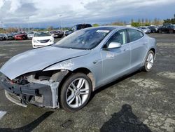 Salvage cars for sale at Vallejo, CA auction: 2013 Tesla Model S