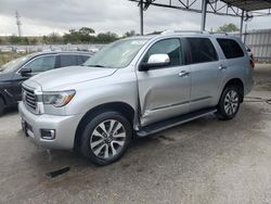 Salvage cars for sale from Copart Orlando, FL: 2022 Toyota Sequoia Limited