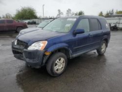 Salvage cars for sale at Woodburn, OR auction: 2003 Honda CR-V EX