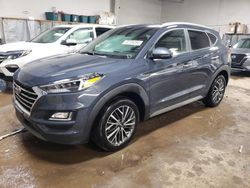 Salvage cars for sale at Elgin, IL auction: 2021 Hyundai Tucson Limited