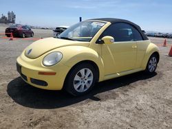 Volkswagen salvage cars for sale: 2008 Volkswagen New Beetle Convertible SE