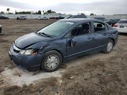 Salvage cars for sale from Copart Bakersfield, CA: 2009 Honda Civic Hybrid
