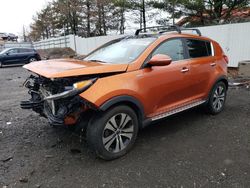 Salvage cars for sale from Copart New Britain, CT: 2013 KIA Sportage EX
