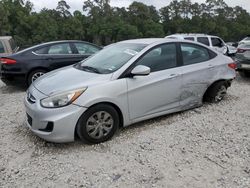 Salvage cars for sale from Copart Houston, TX: 2016 Hyundai Accent SE